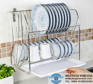 2 tiers dish rack
