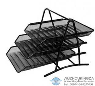 Wire mesh office tray