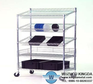 5 Tier Shelving with 3 V Shelves