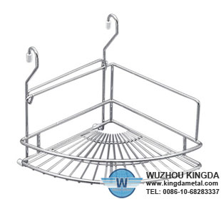 Bathroom corner basket