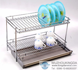 Dish storage rack