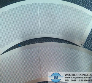 Etched speaker grill