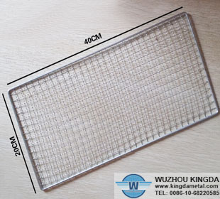 Grill fish mesh netting