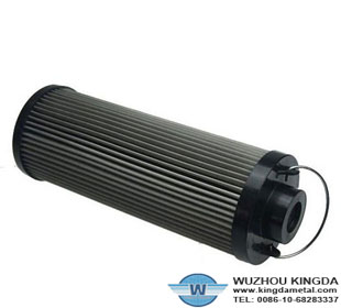 Hydraulic fluid wire mesh filter