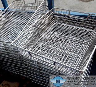 Industrial stainless steel baskets