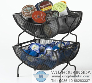 Kitchen wire mesh basket