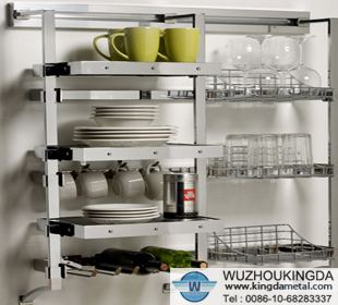 Kitchen wire metal storage shelving