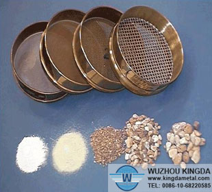 Laboratory soil standard test sieve