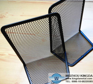 Mesh book rack