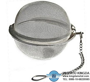 Mesh tea ball style tea strainer