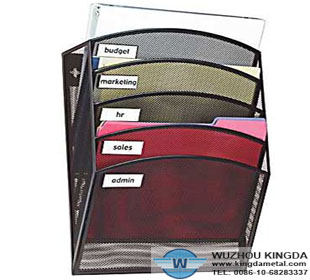 Mesh wire file organizer