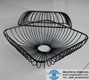 Metal bread baskets