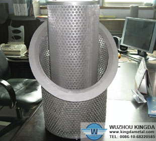 Metal filter basket