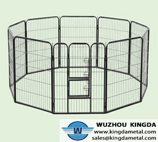 Outdoor folding animal cage