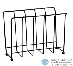 PVC coated magazine holder