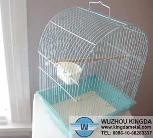 PVC coated metal bird cage