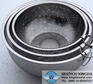 Perforated baskets
