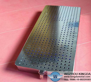 Perforated metal baskets