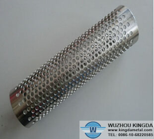 Perforated metal filter cylinder