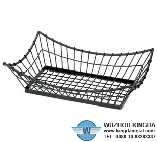 Rectangle wire display basket