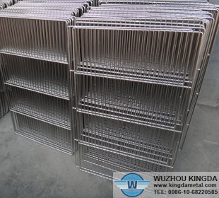 Restaurant kitchen cooler rack