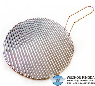 Round barbecue grill wire