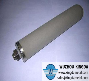 Sintered power filter