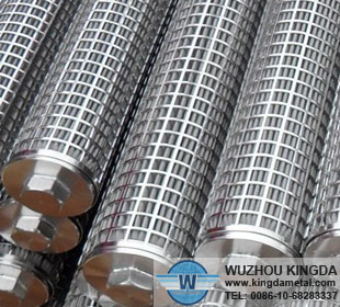 Stainless steel pleated filter element