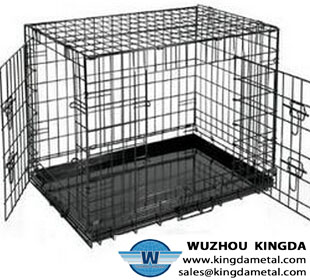 Stainless animal cage element