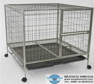 Stainless steel dog crate