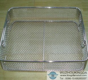 Stainless steel medical basket
