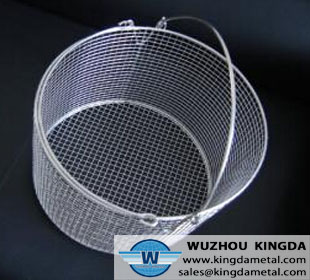 Stainless steel mesh egg basket