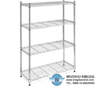 Stainless steel wire shelving rack