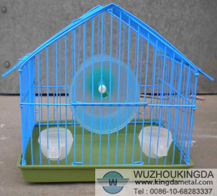 Welded wire bird cage