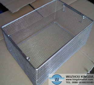 Wire industrial baskets