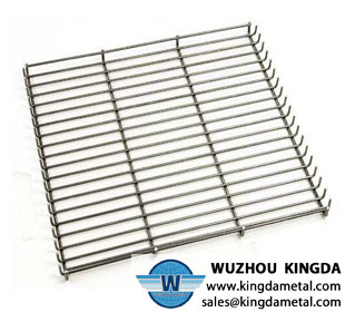 Wire mesh BBQ tray