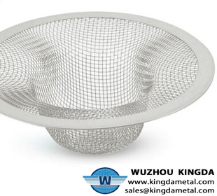 Wire mesh sink filter