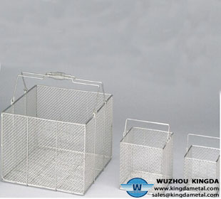 Wire rectangle basket