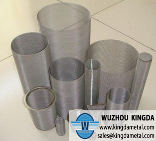 Wire screen mesh tube