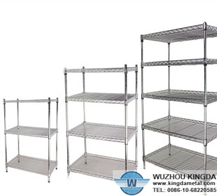 Wire shelf organizers stackable