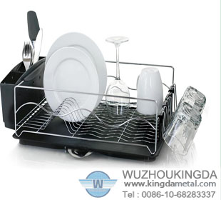 Black dish rack