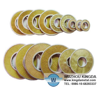 Brass screen round disc
