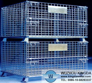 Collapsible Storage Wire Mesh Baskets