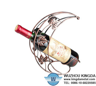 Copper wine rack
