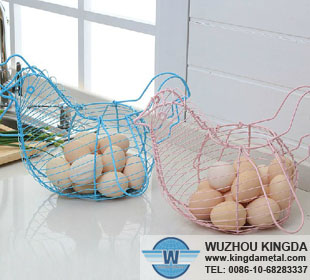 Egg wire baskets