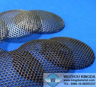 Etching earphone mesh