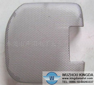 Etching electronic grill mesh