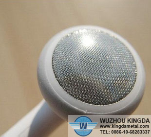 Etching speaker mesh