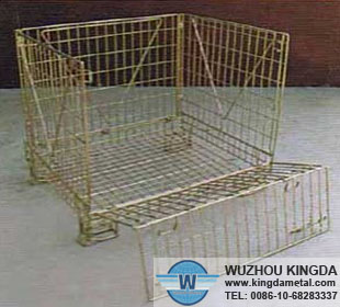 Heavy Duty Folding Wire Container Cage