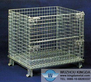 Heavy Duty Folding Wire Container Cage